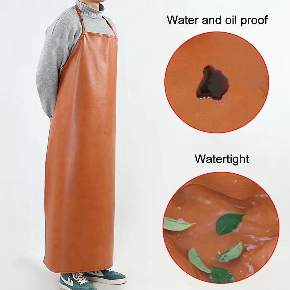 Leatherwork Apron - Tablier en cuir PU épaissi 95/120cm,