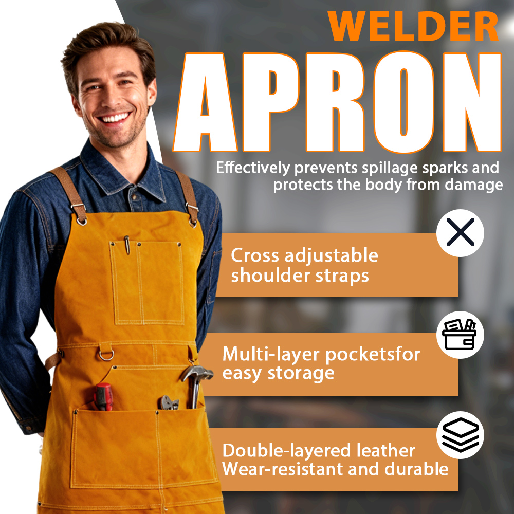Leatherwork Apron - Tablier de soudage en cuir de