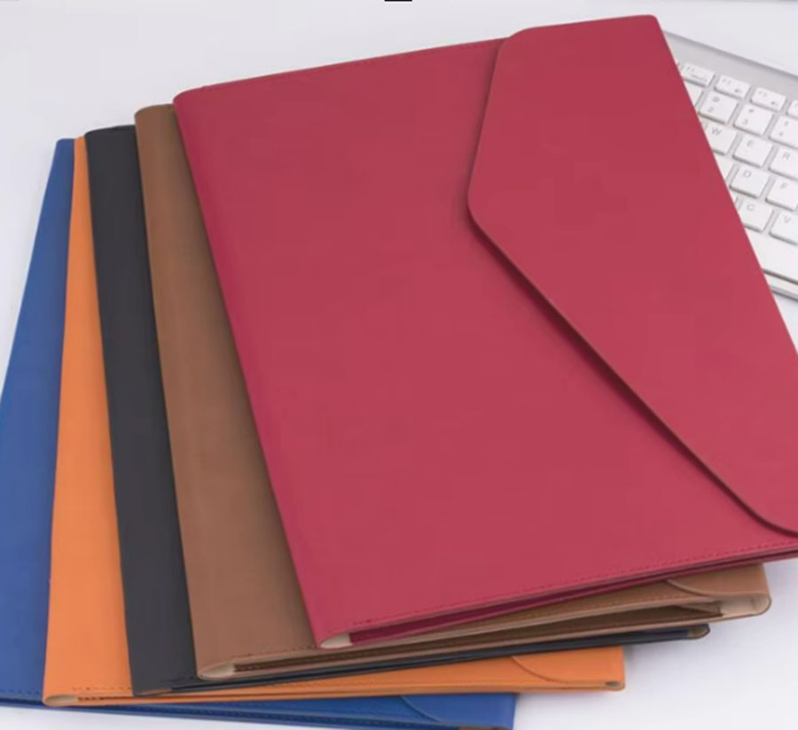Leather Work Folder - Sharkbang – porte-documents A4 en cuir