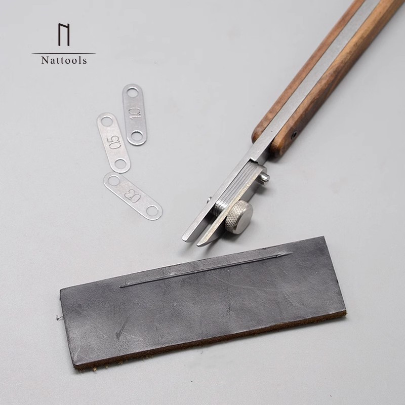 Leatherwork Edge Creaser - Nattools outil de sertissage de bord