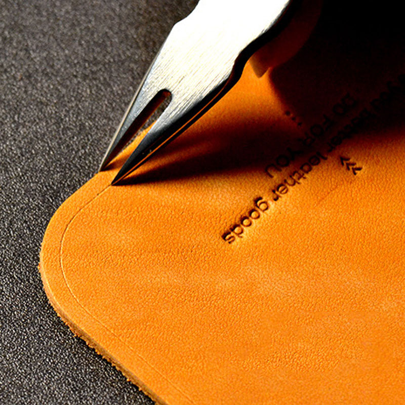 1Pc cuir fente peu profonde bo - Leatherwork Edge Creaser avis et prix