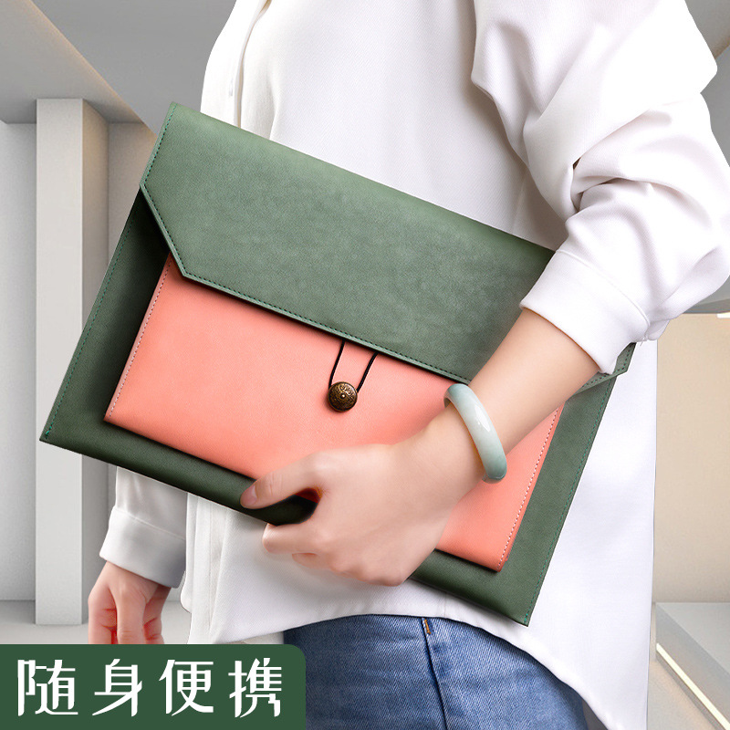 Sac de fichiers en cuir A4, sa - Leather Work Folder avis et prix