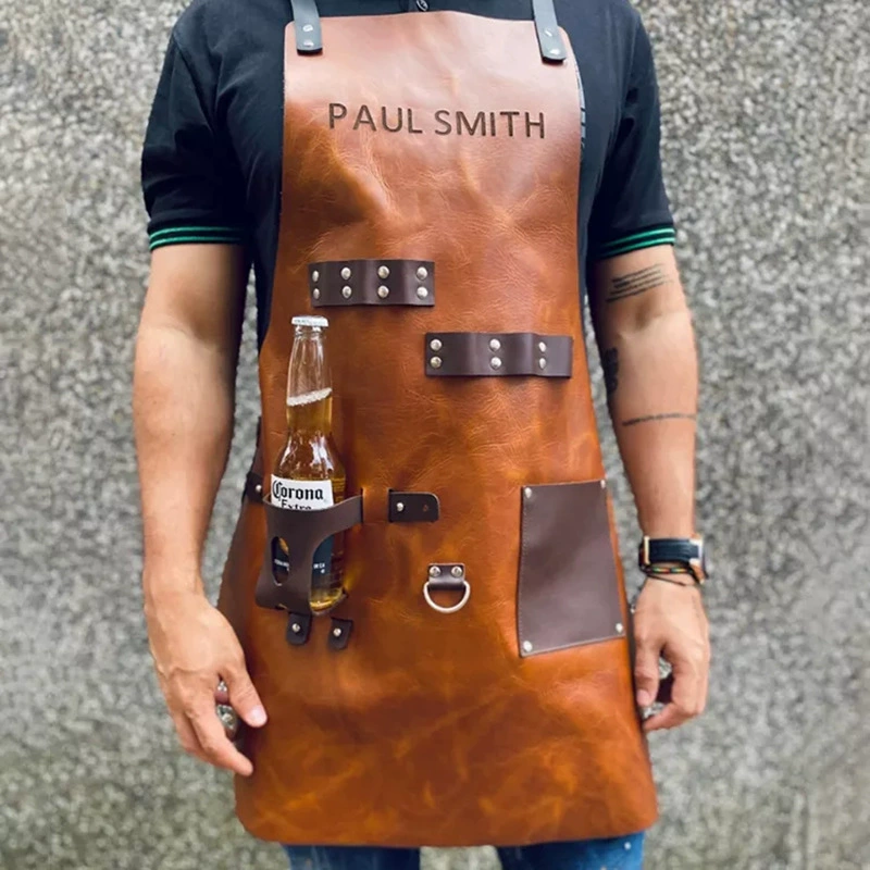 Tablier de cuisine pour Barbec - Leatherwork Apron avis et prix