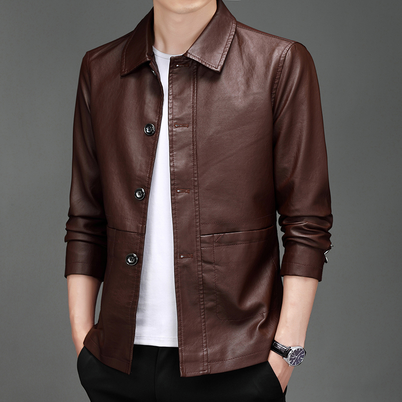 Nouvelle veste de costume en c - Leather Work Jacket Mens avis et prix