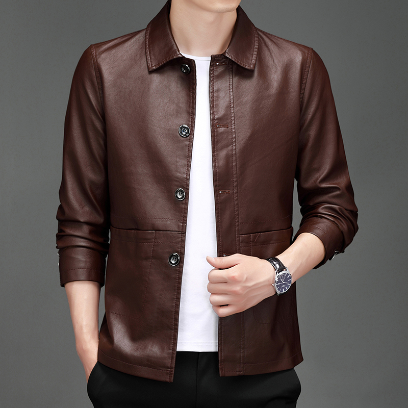 Nouvelle veste de costume en c - Leather Work Jacket Mens avis et prix