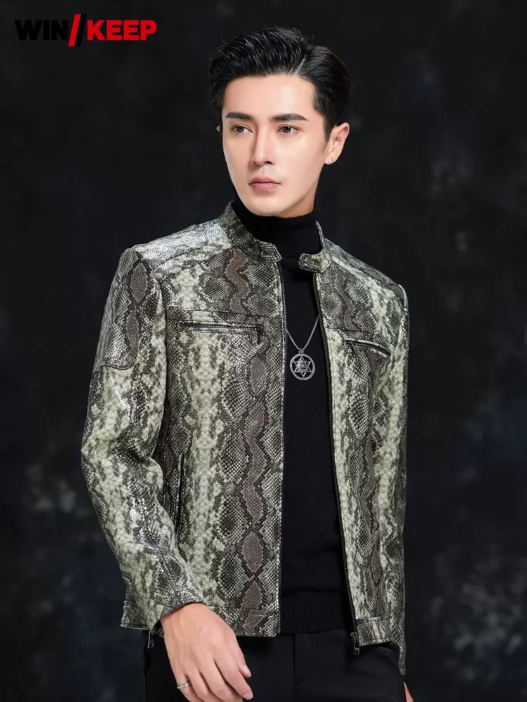 Veste en cuir véritable pour h - Leather Work Jacket Mens avis et prix