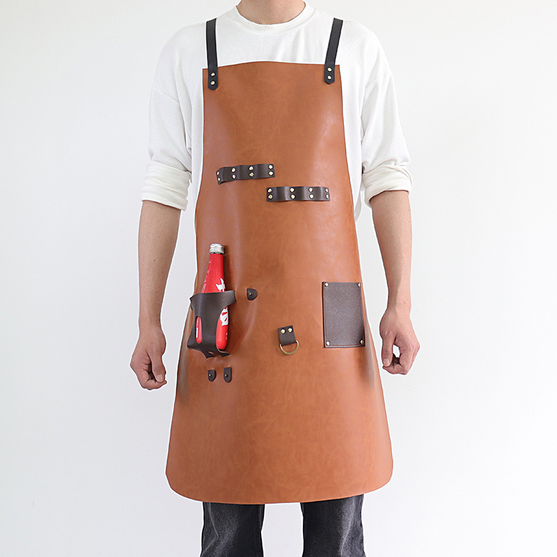 Tablier en cuir PU pour extéri - Leatherwork Apron avis et prix