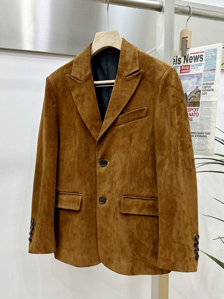 Veste de Costume Élégante en D - Leather Work Jacket Mens avis et prix