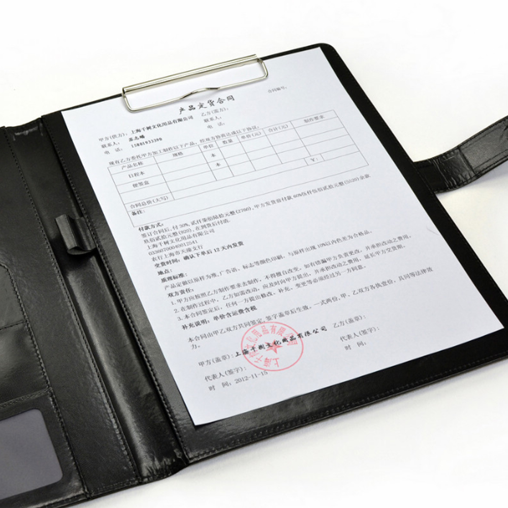 Dossier de conférence A4, pape - Leather Work Folder avis et prix