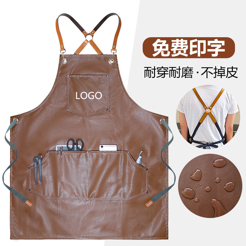 Bretelles de Serveur en Cuir S - Leatherwork Apron avis et prix