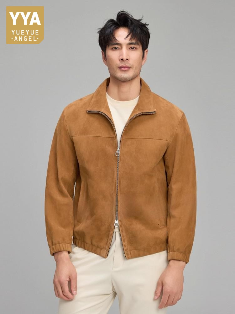 Veste de luxe en daim naturel  - Leather Work Jacket Mens avis et prix