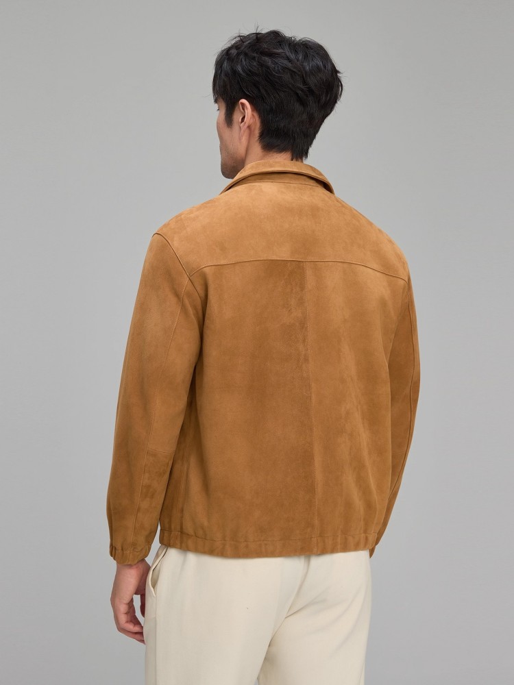 Veste de luxe en daim naturel  - Leather Work Jacket Mens avis et prix