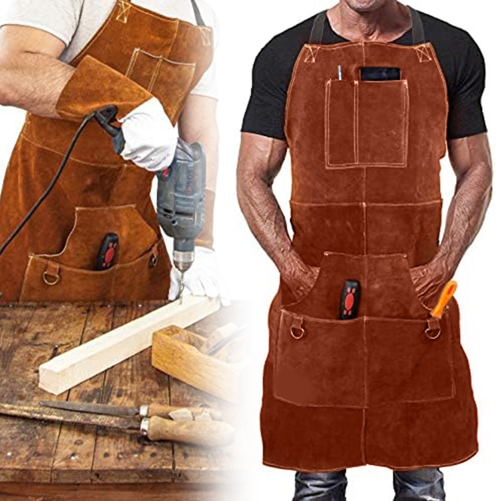 Tablier de soudeur en cuir de  - Leatherwork Apron avis et prix