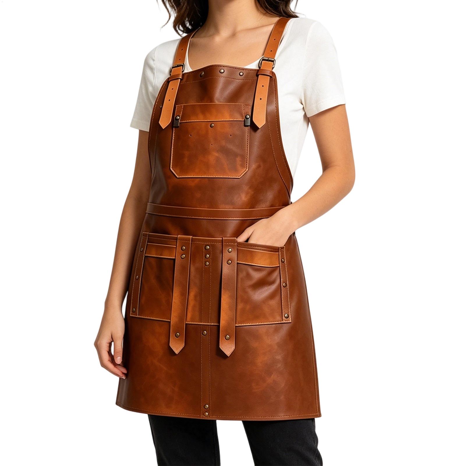 Tablier en cuir avec plusieurs - Leatherwork Apron avis et prix