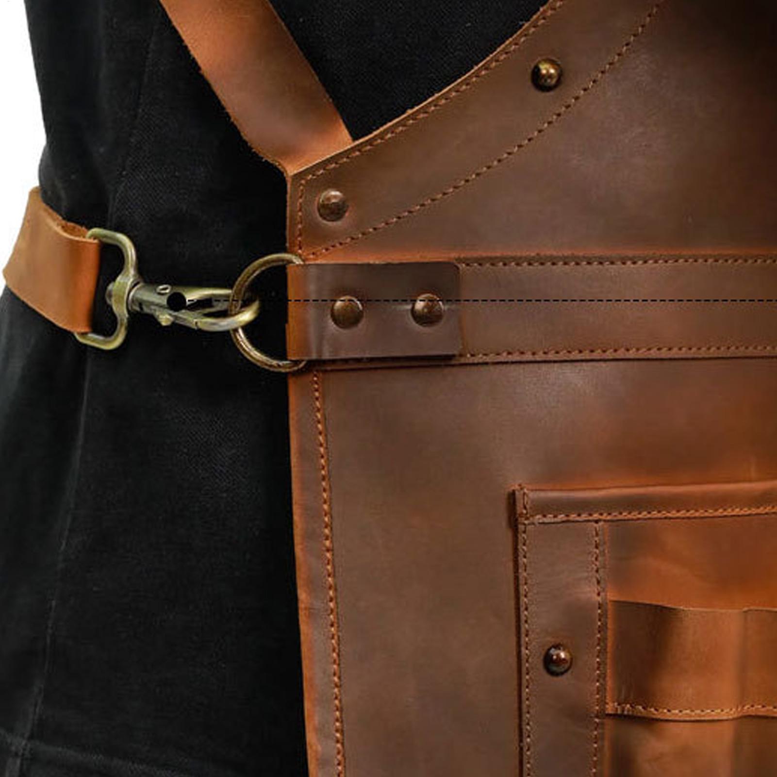 Tablier en cuir avec plusieurs - Leatherwork Apron avis et prix