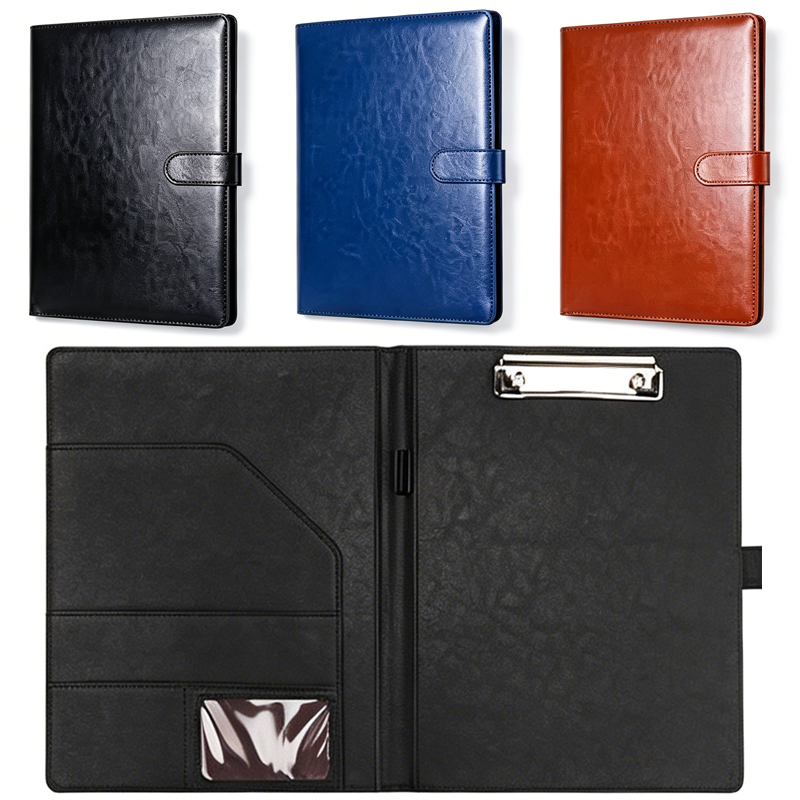 Porte-documents en cuir A4, or - Leather Work Folder avis et prix