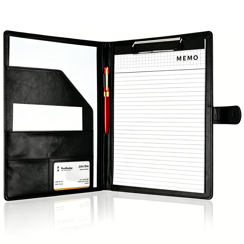 Porte-documents en cuir A4, or - Leather Work Folder avis et prix