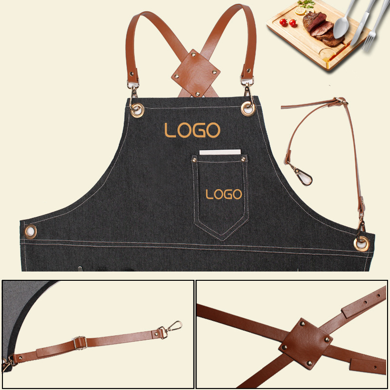 Tablier de travail en Denim à  - Leatherwork Apron avis et prix