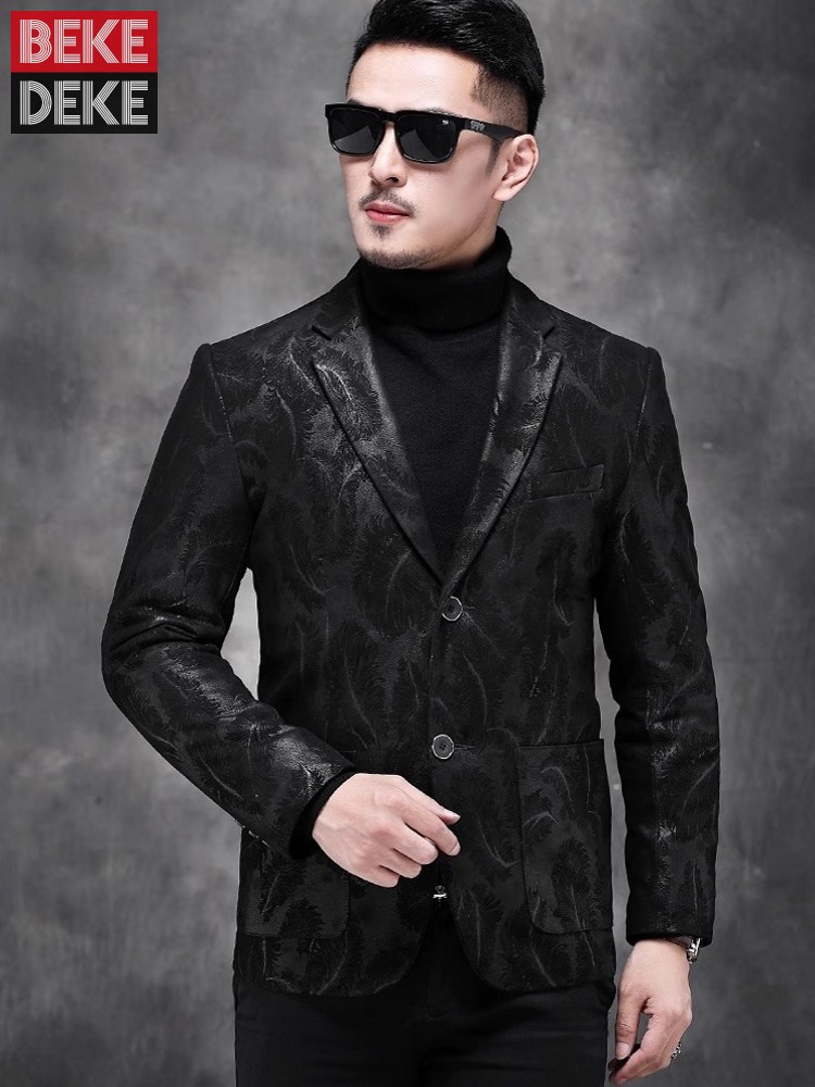 Hommes d'affaires travail coup - Leather Work Jacket Mens avis et prix