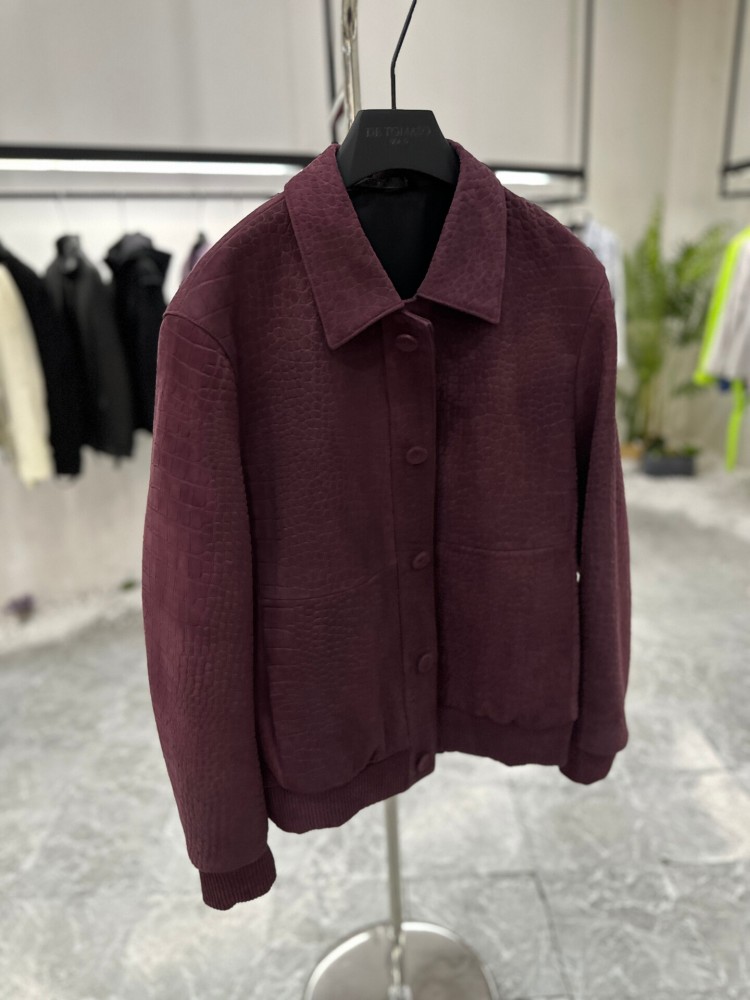 Veste en cuir véritable pour h - Leather Work Jacket Mens avis et prix