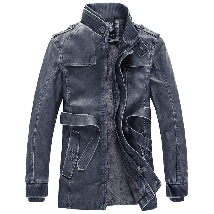 Veste de moto d'automne pour h - Leather Work Jacket Mens avis et prix